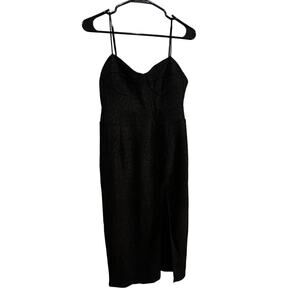 By The Way Black Sleeveless Midi Dress Size Small